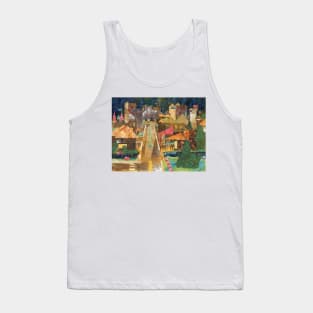 Country Town Collage Tank Top